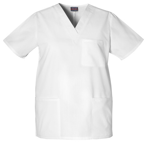 Cherokee Unisex 3 Pocket V-Neck Scrub Top # 4876-RC