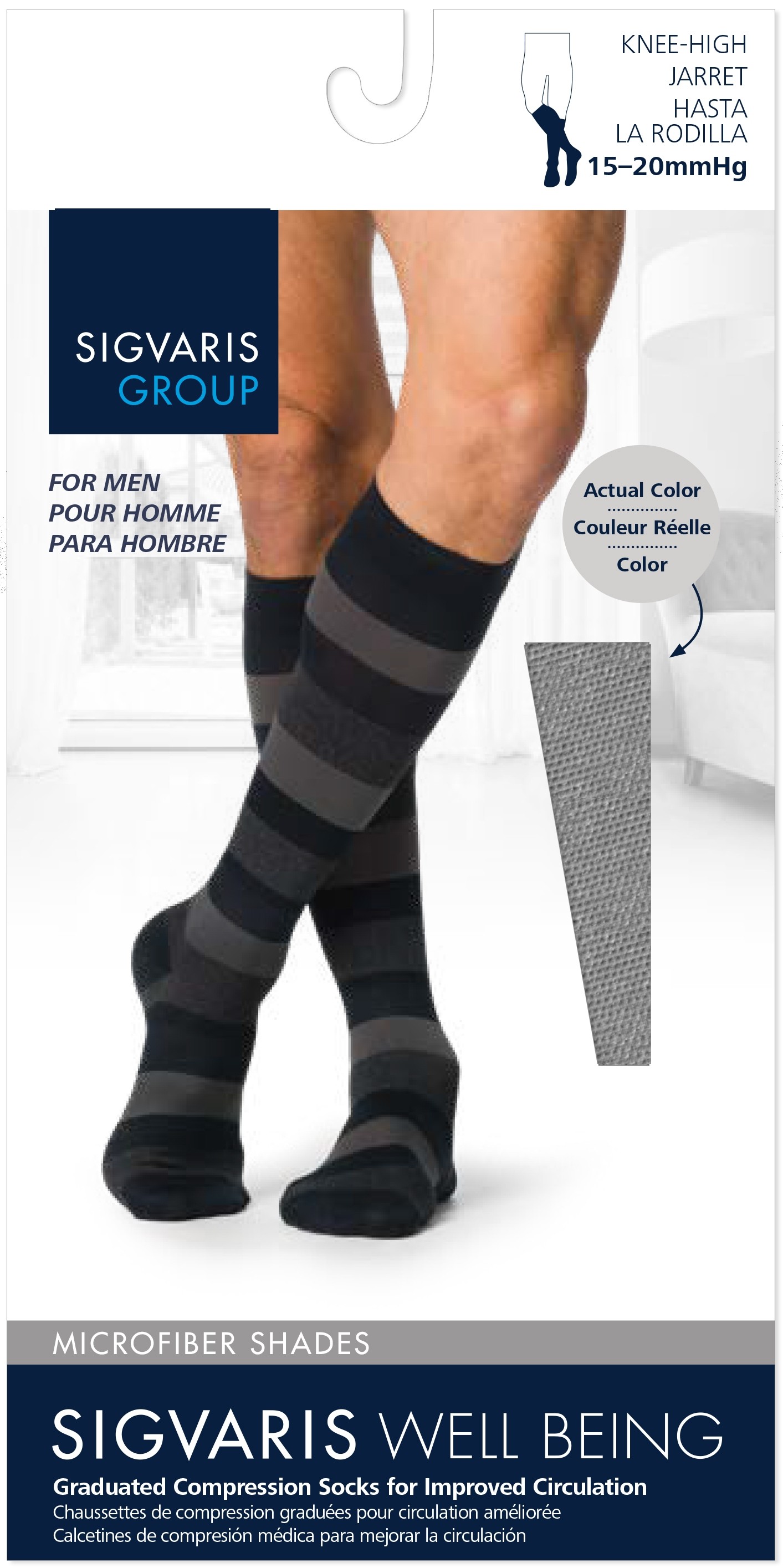 183C Men's Microfiber Shades Calf