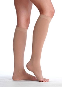 Juzo 3512 Dynamic (Varin) Soft Open and Closed Toe Knee Highs - 30-40 mmHg