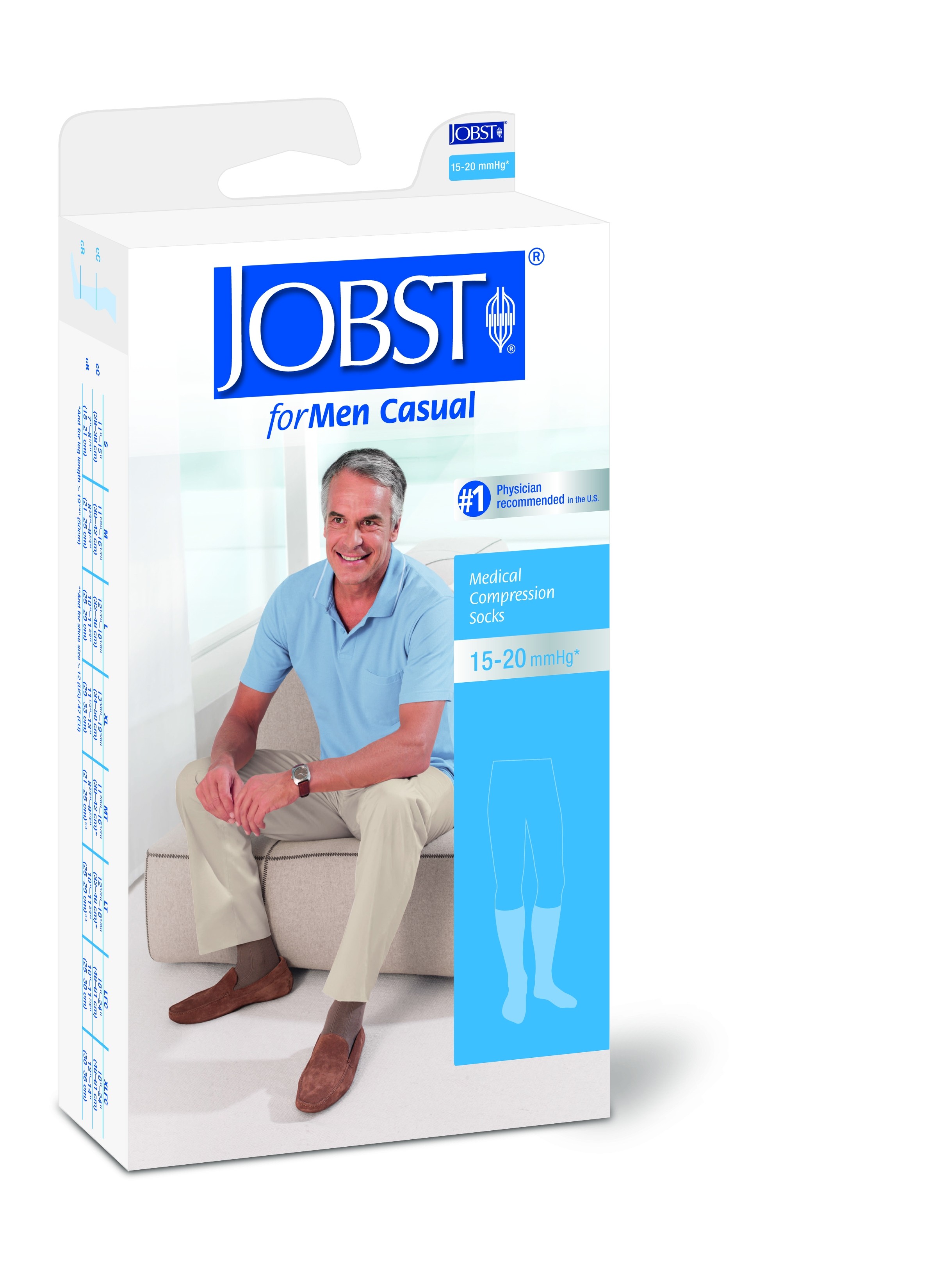 JOBST® for Men Casual 15-20 mmHg