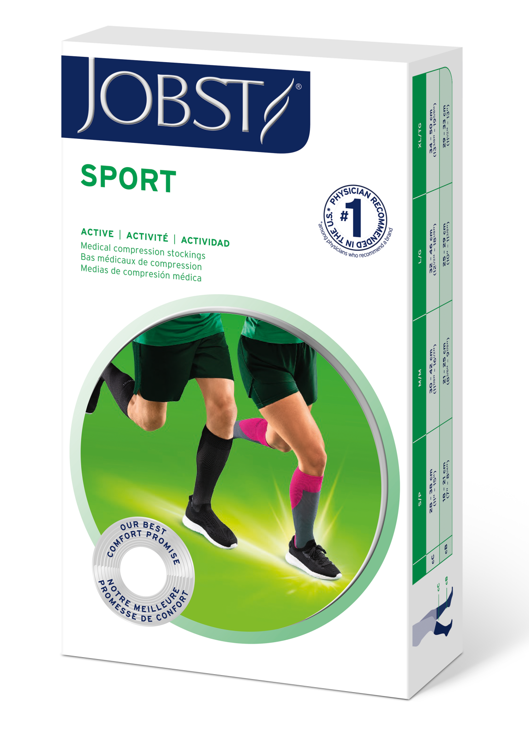 JOBST® Sport Knee High 15-20 mmhg