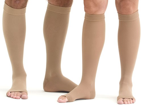 Mediven Plus Knee Highs Petite 40-50 mmhg, Open Toe