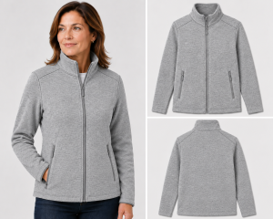 GREY HEATHER FLEECE