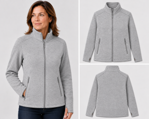 Allen's Uniforms  Women's Saratoga Sweater Fleece  Full Zip Jacket # MCL-101 - MCL