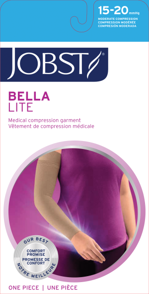 JOBST ® Bella™ Lite Ready-to-Wear Armsleeve with Silicone Band, 15-20mmHg