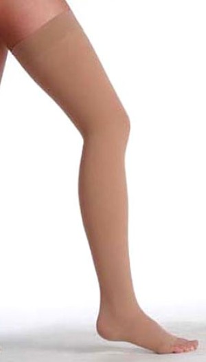 Juzo Dynamic Thigh High Stockings w/ Silicone Border 20-30 mmHg #3511AGSB