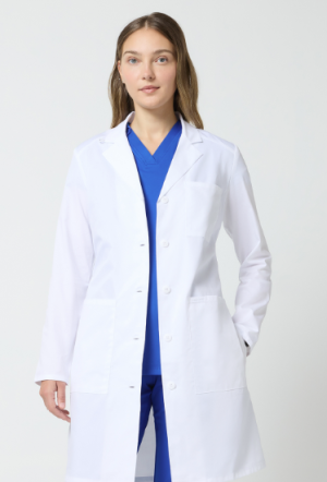 Cherokee 37" Lab Coat in White # CK421