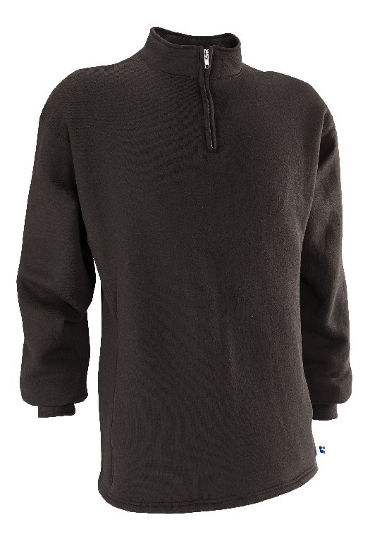 Black Russell 1/4 Zip Fleece