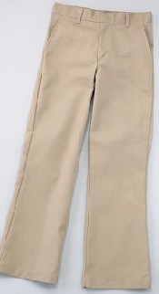 WA K-12 Girls Flat Front Pants