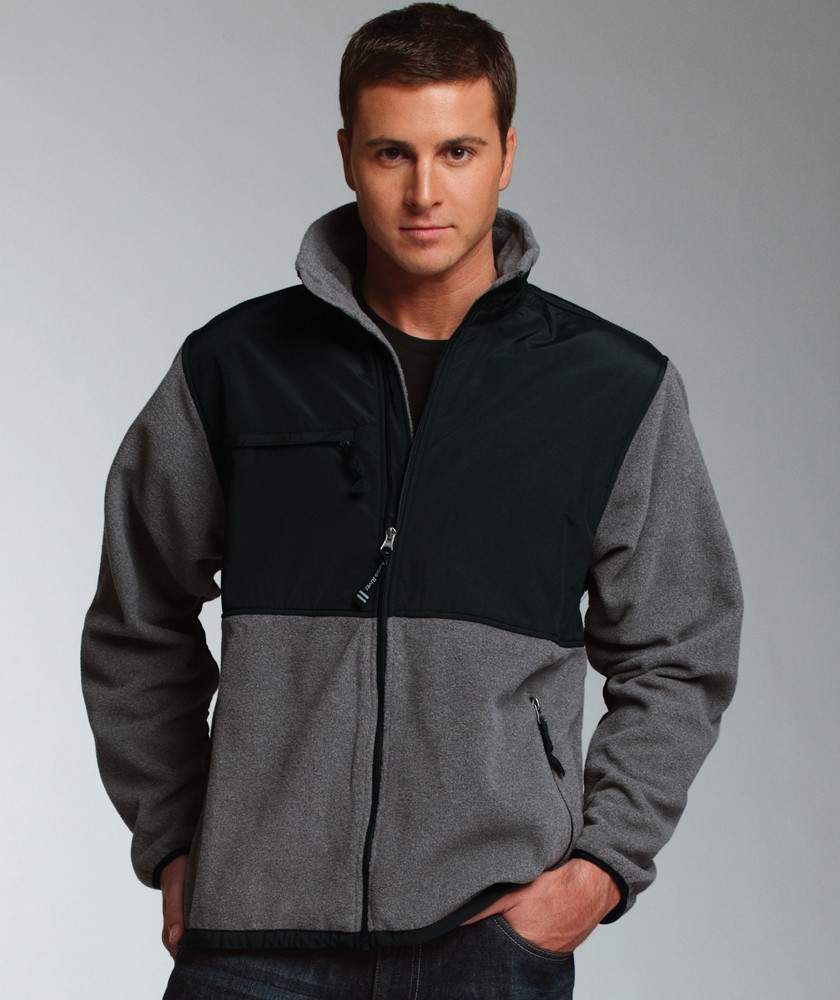 Men's Charles River Evolux Fleece Jacket with Woodland Academy l
