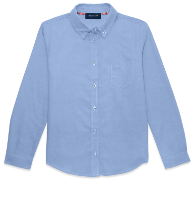 CLASSROOM Girls Long Sleeve Oxford Shirt # 57412 - AKFC GRADES 4-12