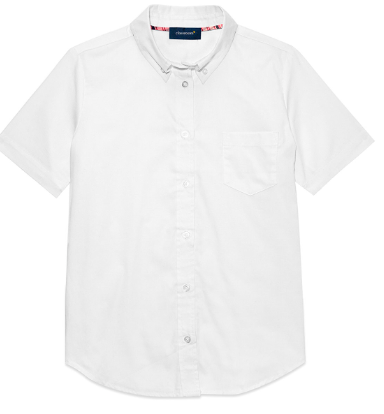 CLASSROOM Girls Short Sleeve Oxford Shirt # 57422 - SBF Grades K-8