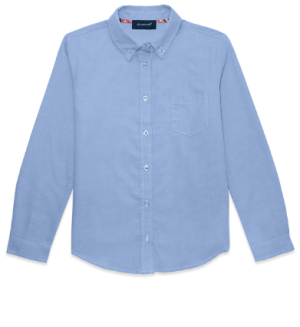 CLASSROOM Girls Long Sleeve Oxford Shirt # 57412 - AKFC GRADES 4-12