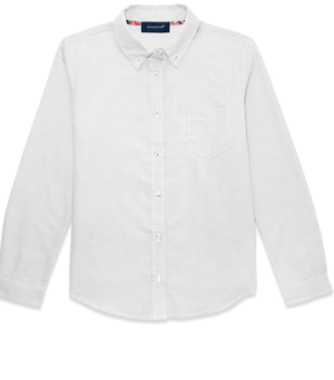 CLASSROOM Girls Long Sleeve Oxford Shirt  # 57412- SAS grades 4-8 Mandatory for Mass