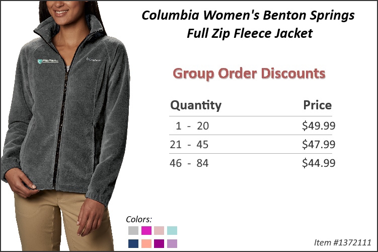 Columbia Women's Benton Springs Fleece Jacket 1372111