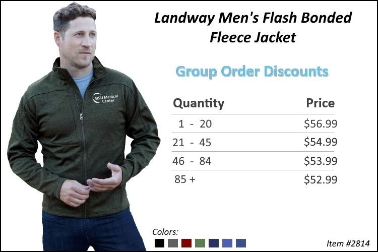 Landway Men's Flash Bonded Fleece Jacket 2814
