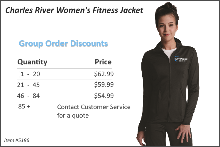 Charles River Women's Fitness Jacket 5186