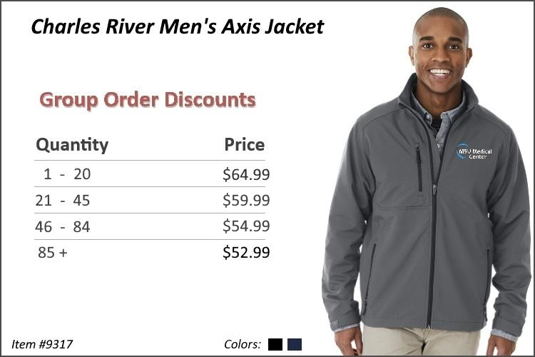 Charles River Men's Axis Jacket 9317